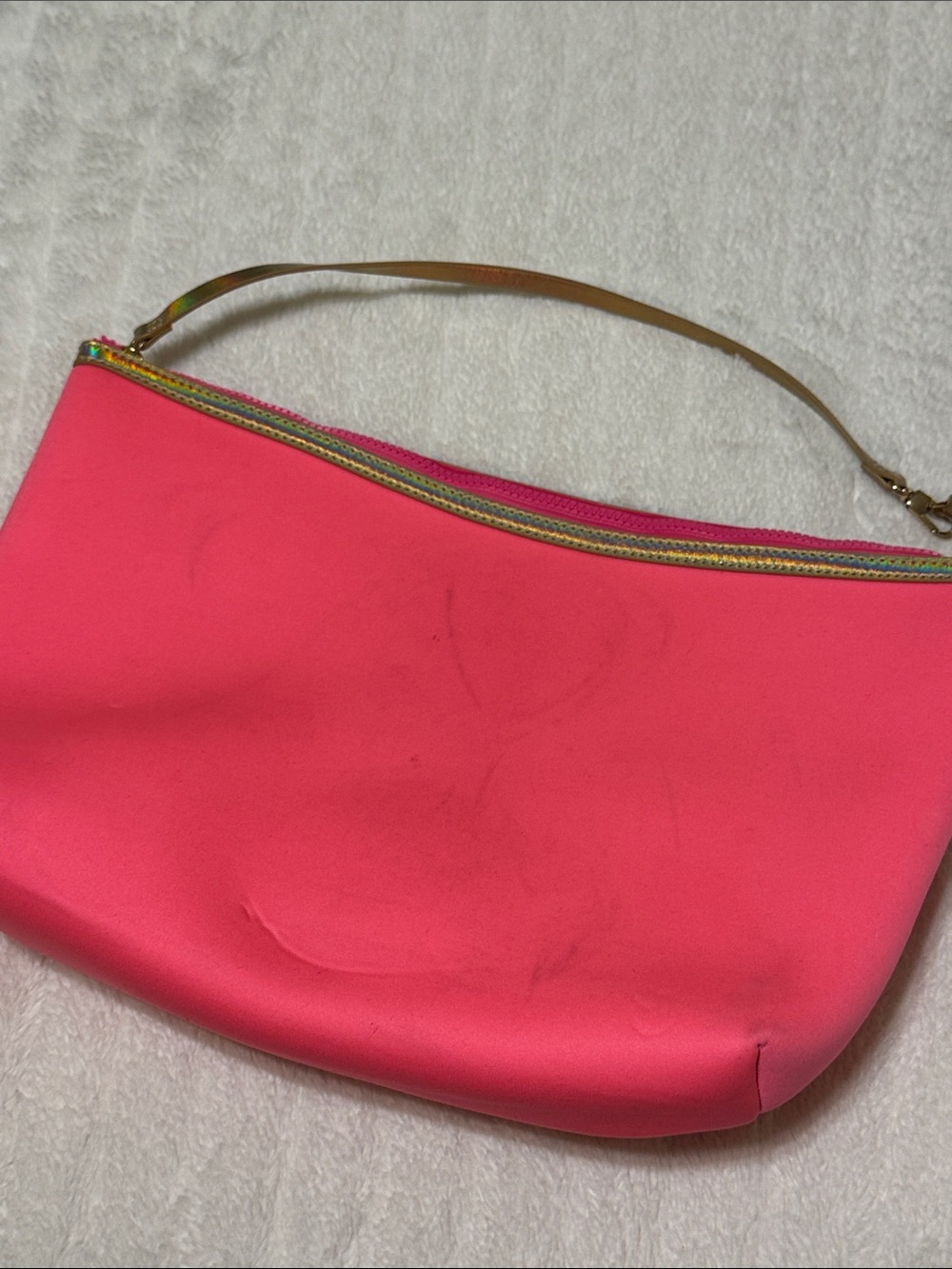 Lilly Pulitzer Julie Silk Caftan in size L with matching 2 piece beach bag - Picture 10 of 11